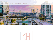 Tablet Screenshot of dhdesignfirm.com